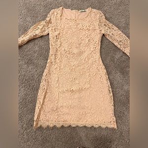 DEX nude lace dress